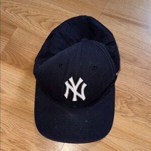 New Era Black NY Logo Baseball Cap SnapBack MLB